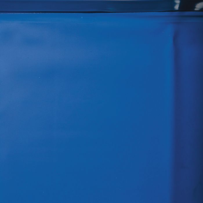 Poolfolie blau rund Einhängebiese, 40/100, Ø 550 x 132 cm