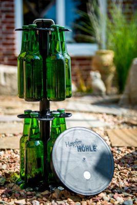 HopfenHöhle® LIFT - El original enfriador de botellas Beer Cooler Garden