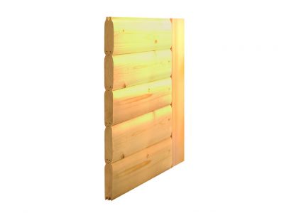 Sauna de madera maciza Utti 196x196x200 cm homologado TÜV