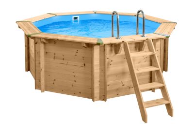 Martillo para piscina piscina de madera Ø 355 cm Northline + accesorios starter,