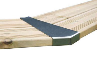 Piscina de madera Poolhammer 640 x 400 cm ovalada Northline + accesorios, 138 cm